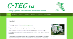 Desktop Screenshot of c-tec-anodisers.co.uk