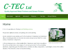 Tablet Screenshot of c-tec-anodisers.co.uk